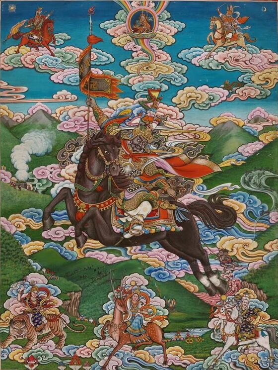 The local deity of Yungdrung Chaktsé.