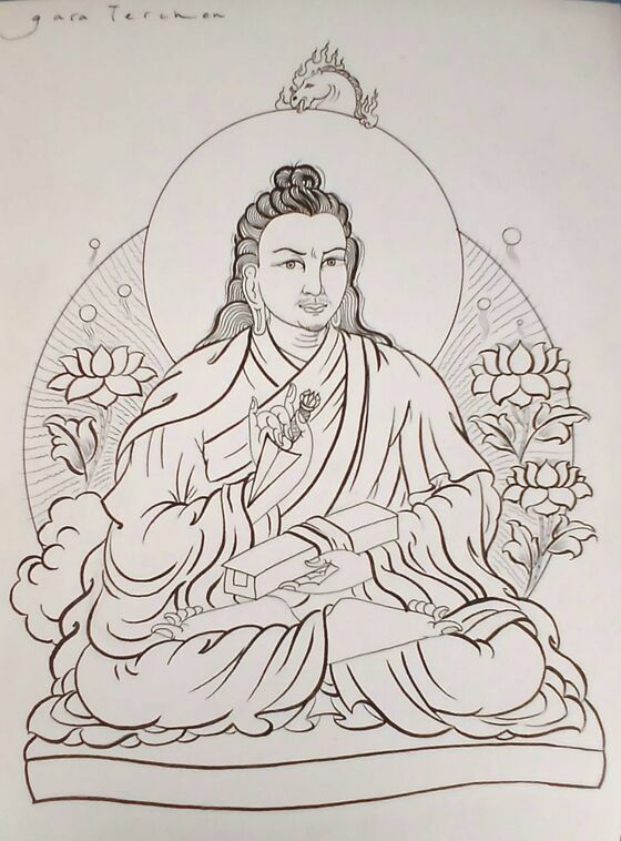 A students of Düdjom Lingpa from the Mar Chu Valley, and a prophesied consort of Déwé Dorjé.