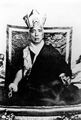 Jamyang Khyentse Chholyi Lodro with lotus hat