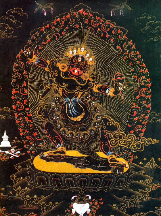 The primary chökyong (protector) of the Dzogchen teachings.