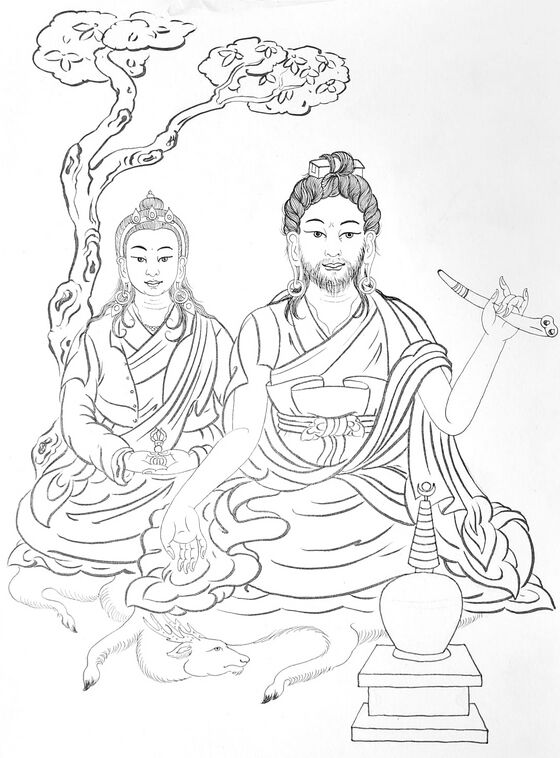 A main student of Düdjom Lingpa from the Mar Chu Valley.