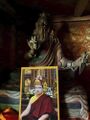 Dudjom Lingpa Ngadrama with picture of Dudjom Yangsi Pema Zhepa