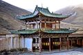 Prayer wheels at Drakar Tredzong Monastery