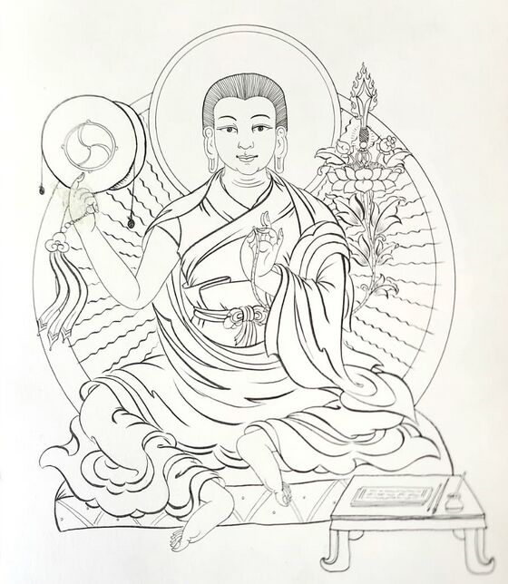 One of the first six main students of Düdjom Lingpa.
