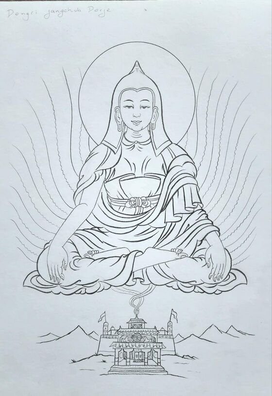A main student of Düdjom Lingpa, who achieved the rainbow body.