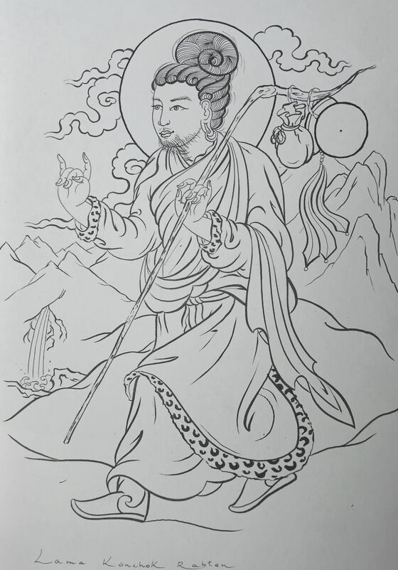 A student of Düdjom Lingpa, a teacher of Düdjom Jikdral Yéshé Dorjé.