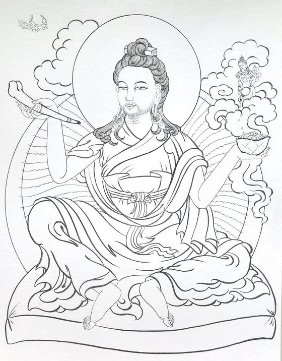 One of the first six main students of Düdjom Lingpa.