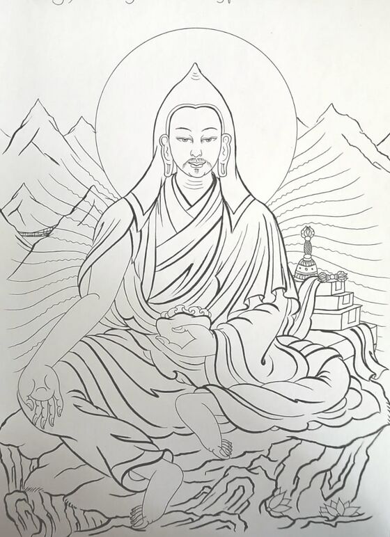 A student of Jamyang Khyentsé Wangpo and Düdjom Lingpa, a teacher of Düdjom Jikdral Yéshé Dorjé.