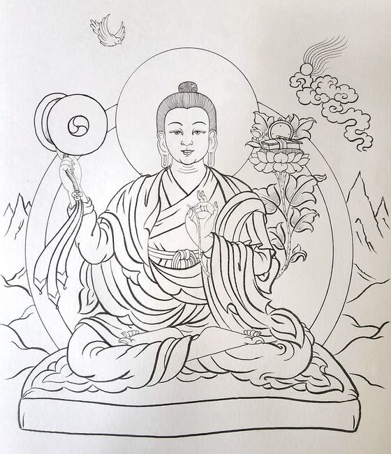 One of the first six main students of Düdjom Lingpa.
