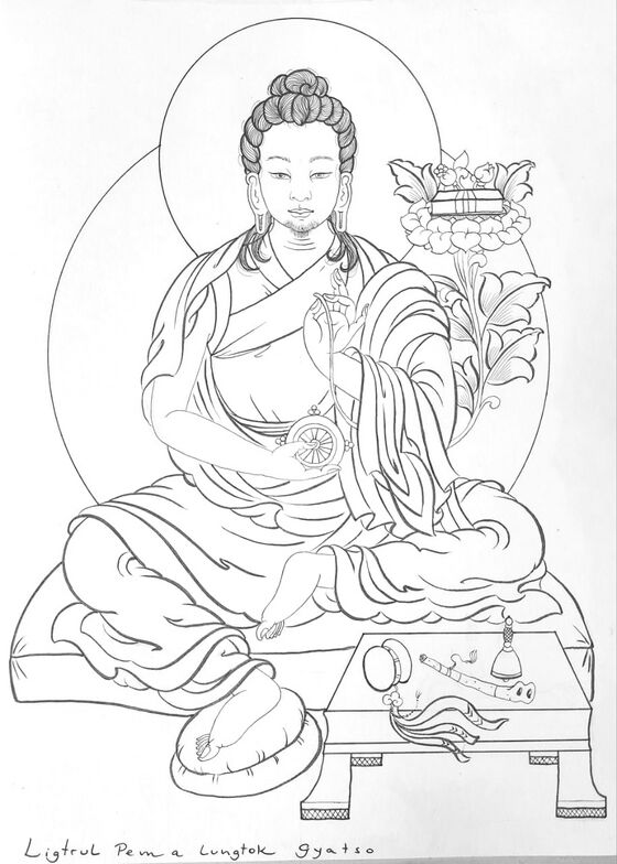 A main student of Düdjom Lingpa from the Mar Chu Valley.